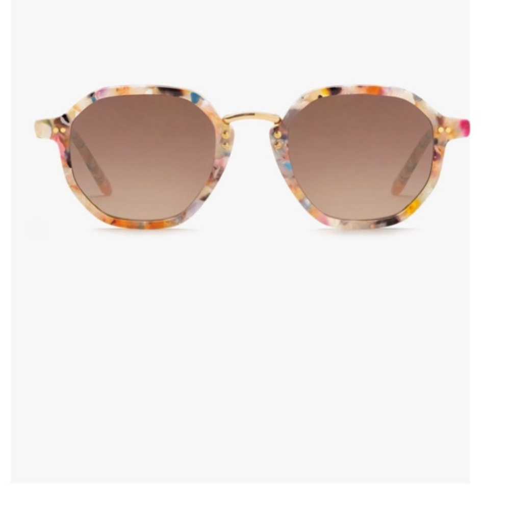 Krewe Dakota gelato 24k mirrored sunglasses